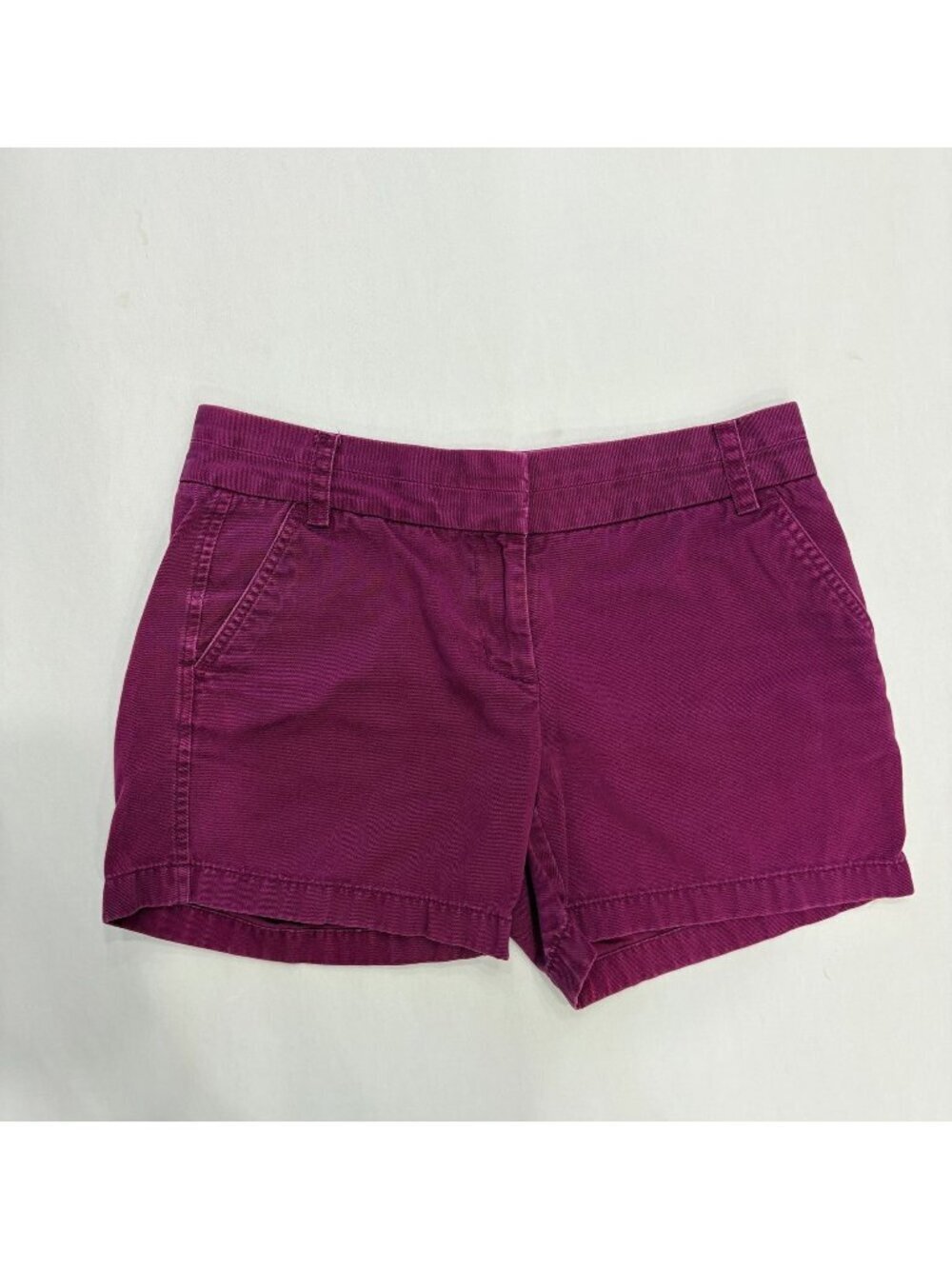 J. Crew Chino Shorts Raspberry Cotton 2